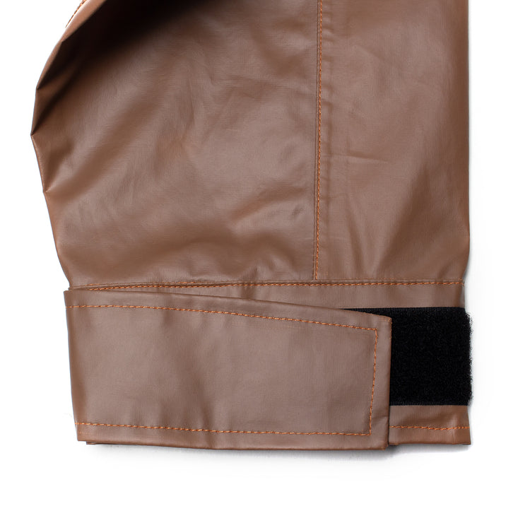 Carpet Company | Thermal Rain Jacket
Color : Chocolate / Yellow