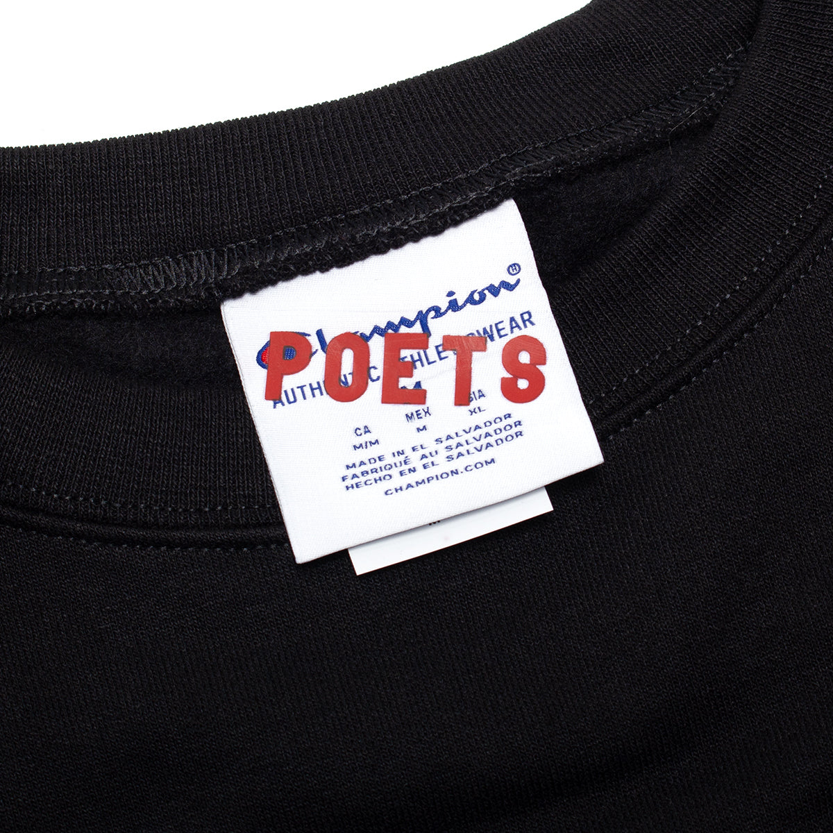 Poets |&nbsp;World Famous Team Crewneck
Color : Black