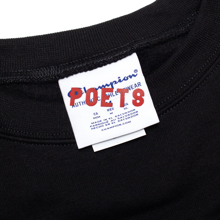Poets |&nbsp;World Famous Team Crewneck
Color : Black
