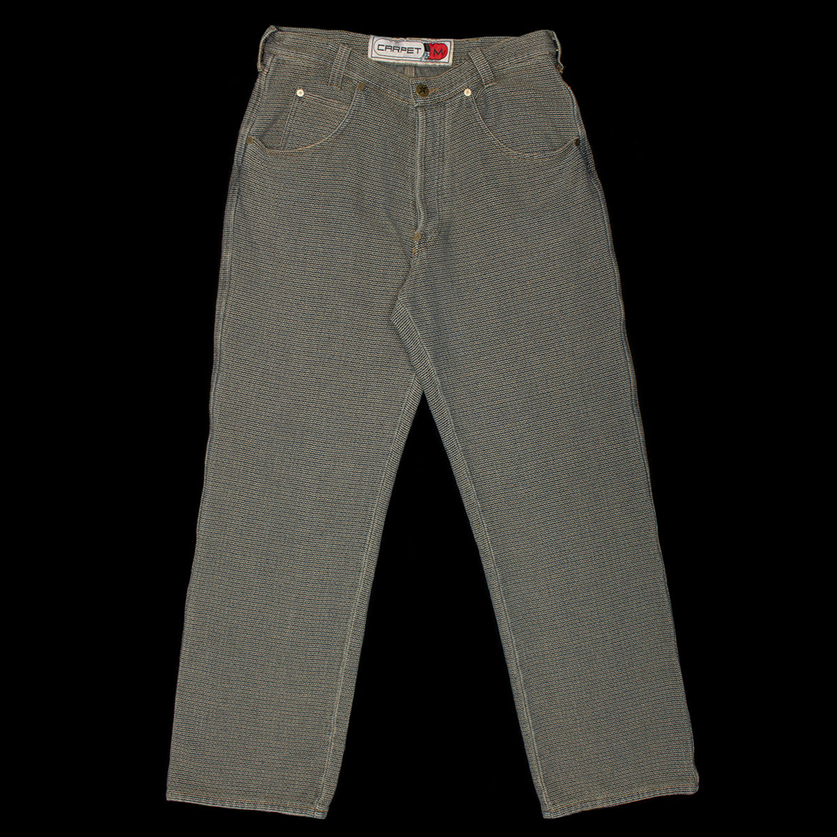 Carpet Company - Interlock Stitch Denim Jeans
Color : Black