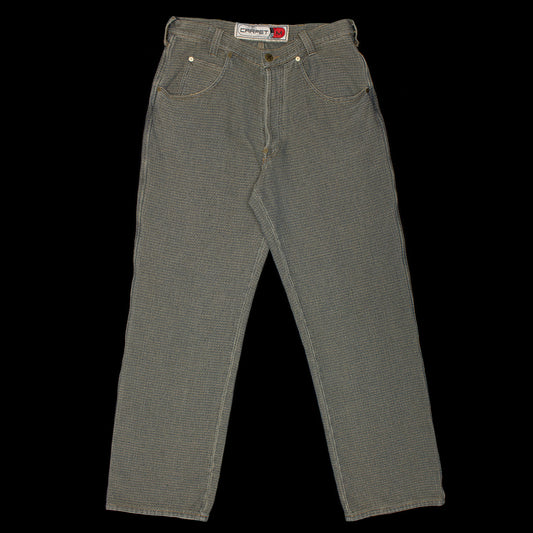 Carpet Company - Interlock Stitch Denim Jeans
Color : Black