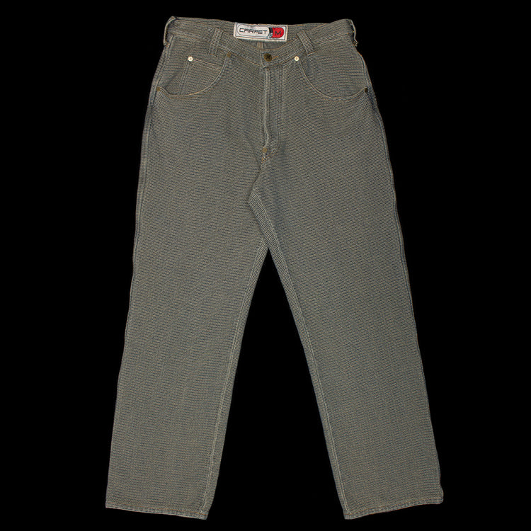 Carpet Company - Interlock Stitch Denim Jeans
Color : Black