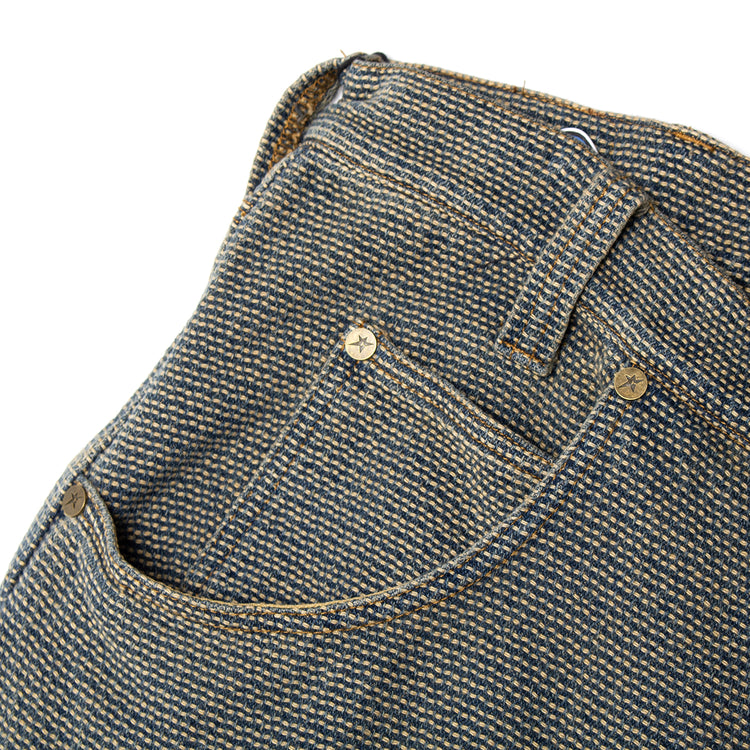 Carpet Company - Interlock Stitch Denim Jeans
Color : Black