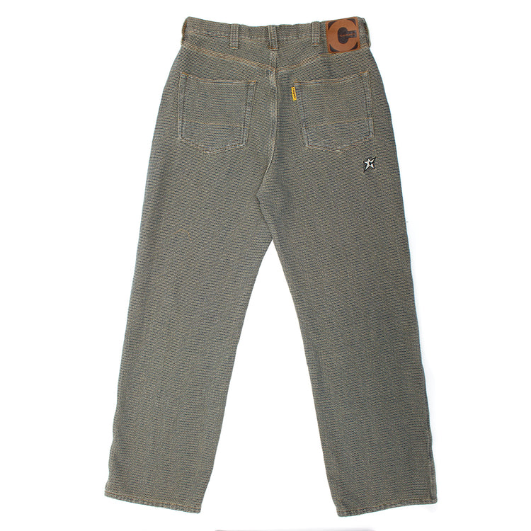 Carpet Company - Interlock Stitch Denim Jeans
Color : Black