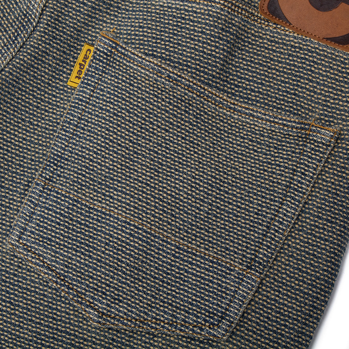 Carpet Company - Interlock Stitch Denim Jeans
Color : Black
