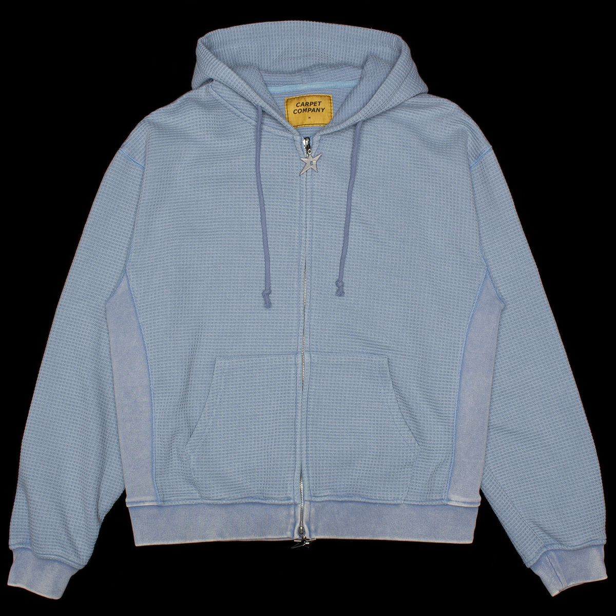 Carpet Company - C-Star Double Zip Thermal Hoodie
Color : Baby Blue