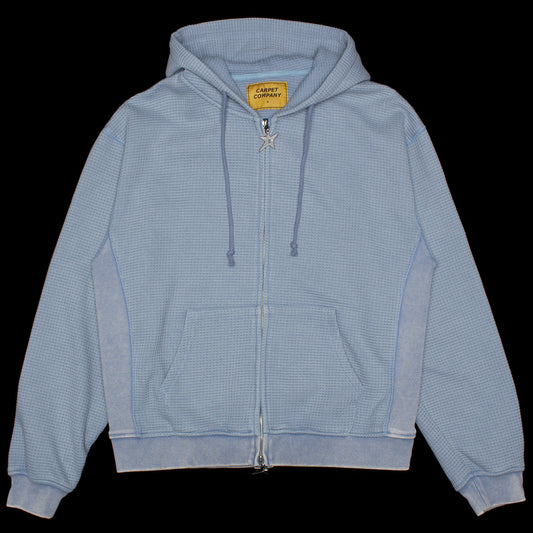 Carpet Company - C-Star Double Zip Thermal Hoodie
Color : Baby Blue