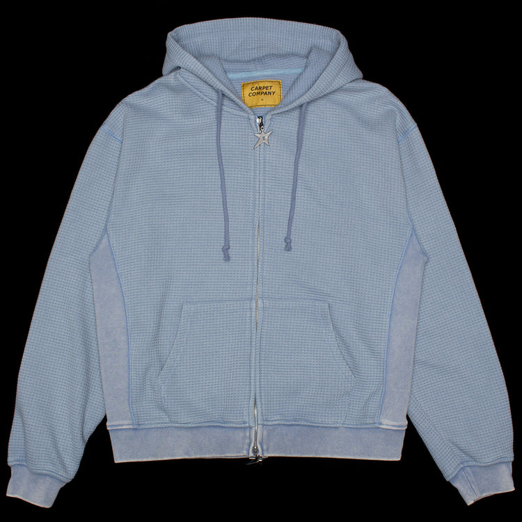 Carpet Company - C-Star Double Zip Thermal Hoodie
Color : Baby Blue