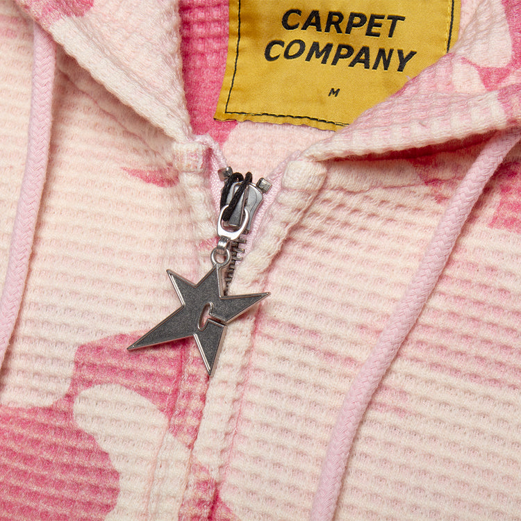 Carpet Company - C-Star Double Zip Thermal Hoodie
Color : Pink Camo