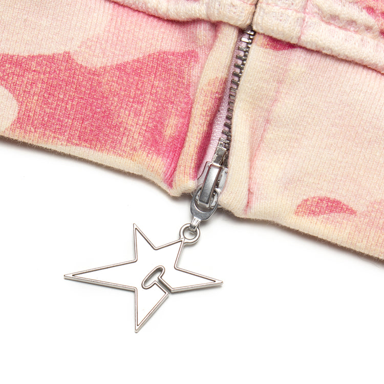 Carpet Company - C-Star Double Zip Thermal Hoodie
Color : Pink Camo