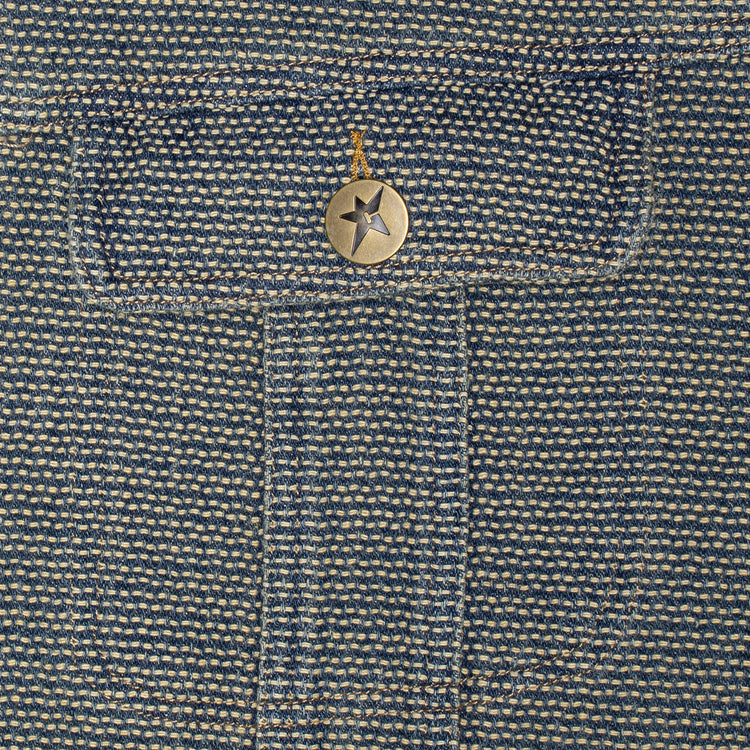 Carpet Company - Interlock Stitch Denim Jacket
Color : Black