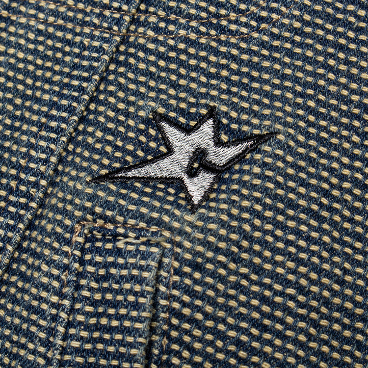 Carpet Company - Interlock Stitch Denim Jacket
Color : Black