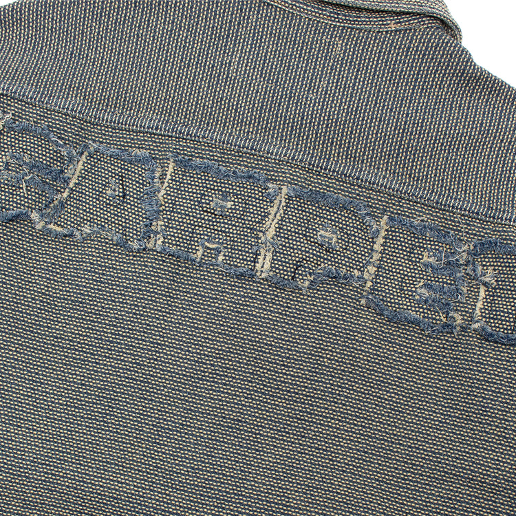 Carpet Company - Interlock Stitch Denim Jacket
Color : Black