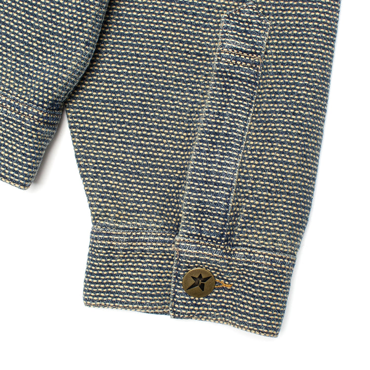 Carpet Company - Interlock Stitch Denim Jacket
Color : Black