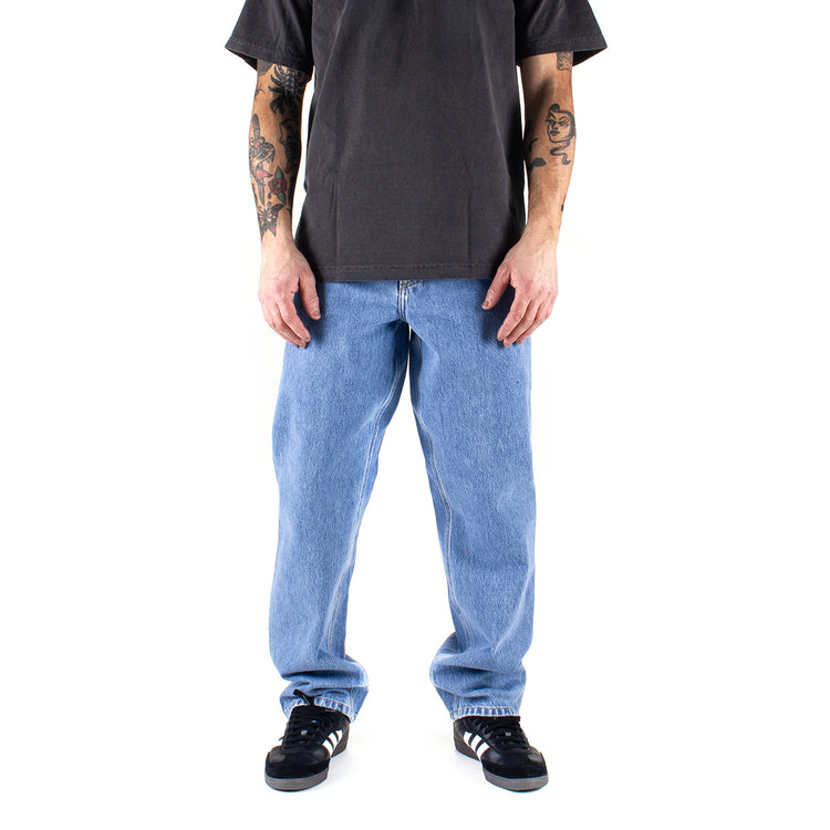 Carhartt WIP | Single Knee Pant Style # I032024-0112 Color : Blue (Stone Bleached)