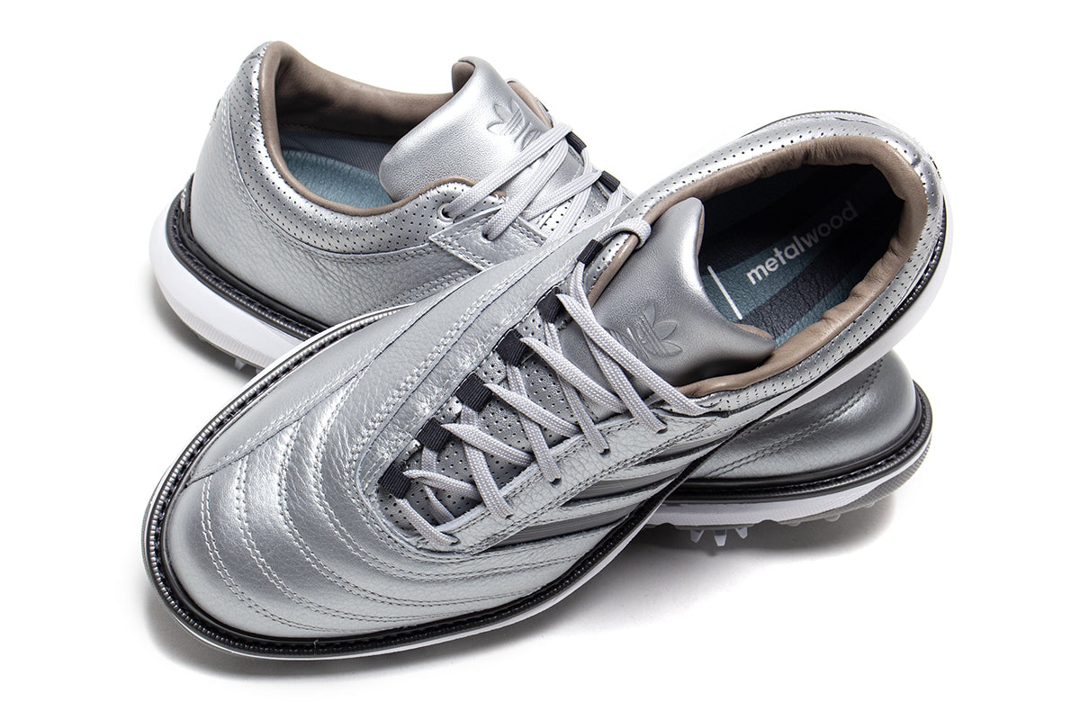 Adidas Originals x Metalwood MC70
Style # JQ7260
Color : Silver Metallic / Iron Metallic / Grey Six