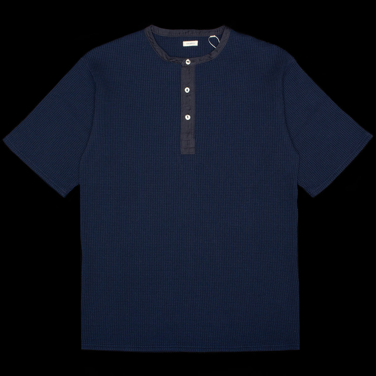 Nanamica - Henry Neck Thermal Sweat T-Shirt
Style # S25SH104U
Color : Navy