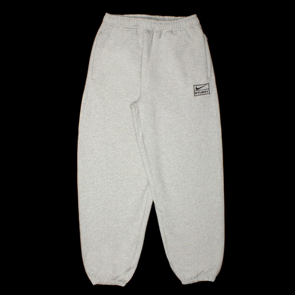 Nike x Stussy | Fleece Pants Style # FN5231-050 Color : Grey Heather