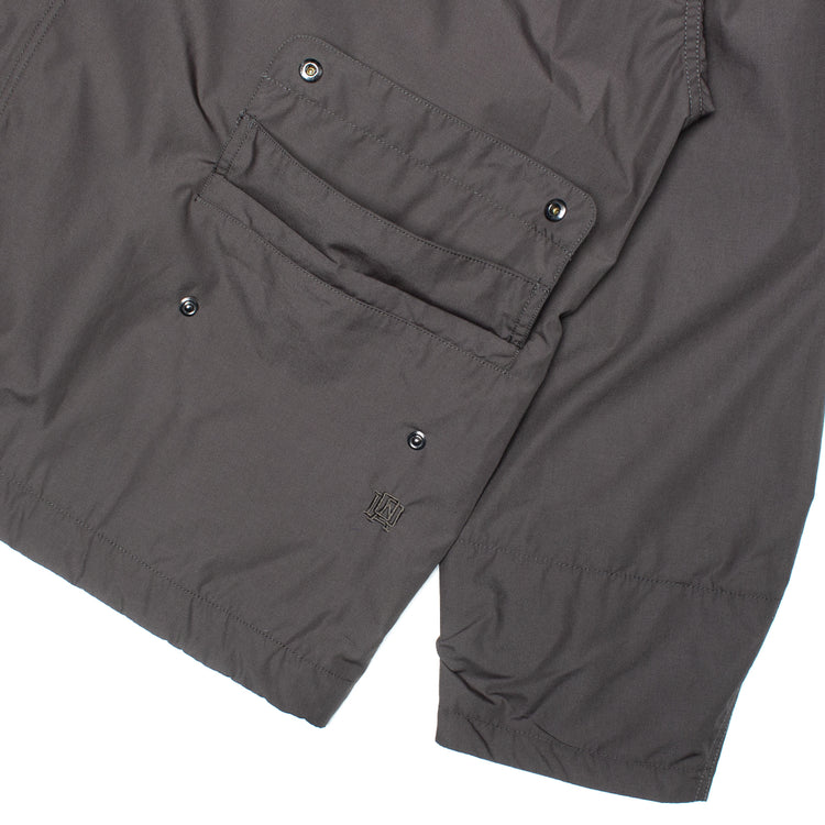 Nanamica - Hooded Deck Jacket
Style # S25FA012U
Color : Charcoal