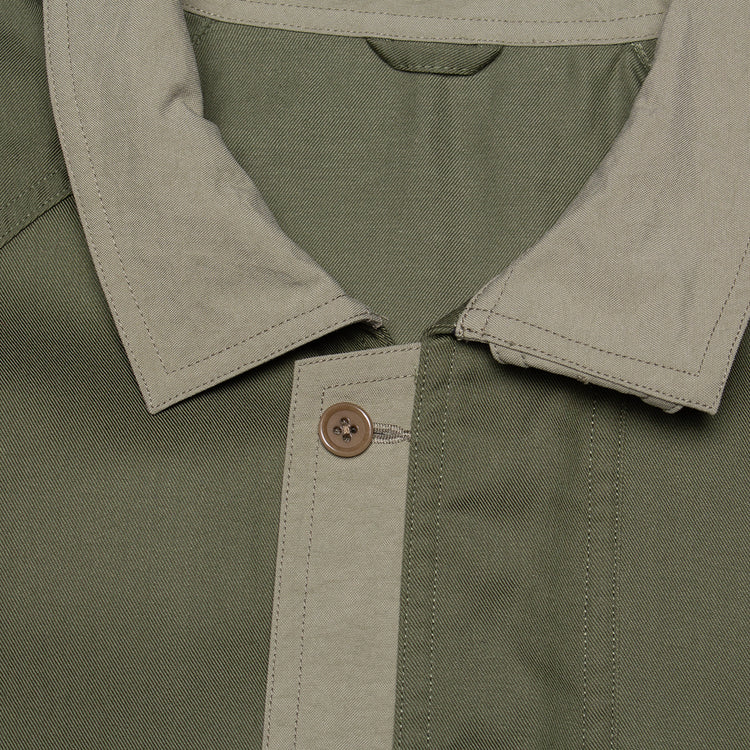 Nanamica - Tencel Cotton Chino Jacket
Style # S25SA066U
Color : Olive