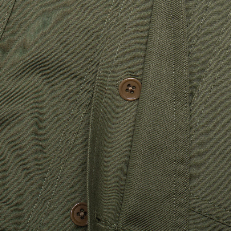 Nanamica - Tencel Cotton Chino Jacket
Style # S25SA066U
Color : Olive