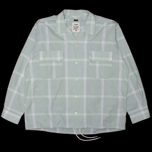 Nanamica - PALAKA Check Shirt
Style # S25SG024U
Color : Coral Green