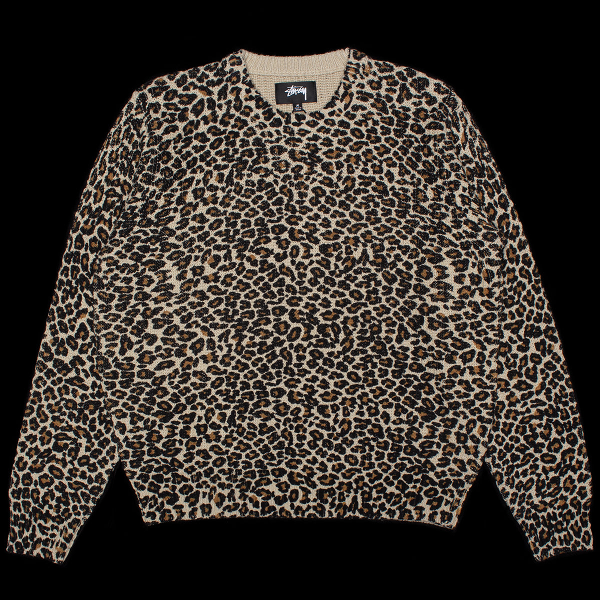 Stussy - Leopard Sweater
Style # 117287
Color : Leopard