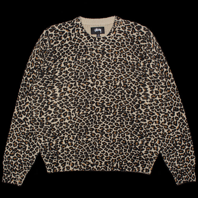 Stussy - Leopard Sweater
Style # 117287
Color : Leopard