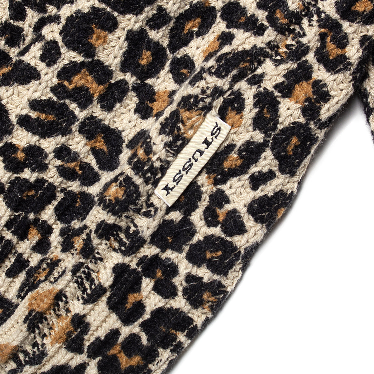 Stussy - Leopard Sweater
Style # 117287
Color : Leopard