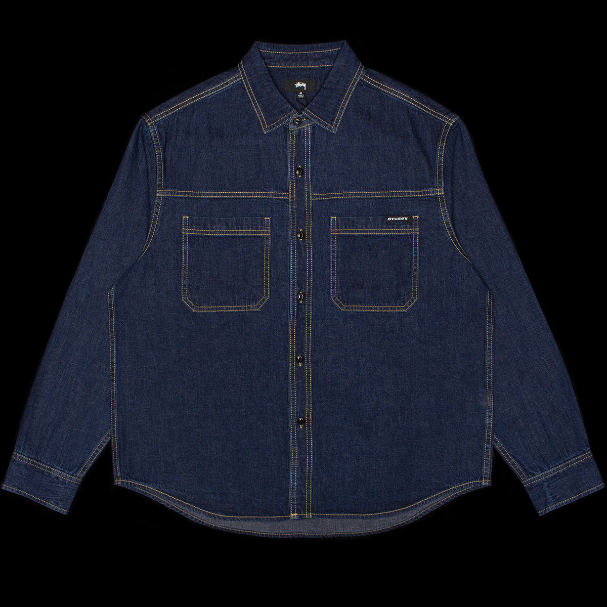 Stussy - Work Denim Shirt
Style # 1110376
Color : Dark Denim