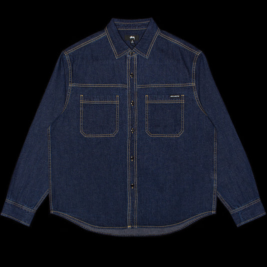 Stussy - Work Denim Shirt
Style # 1110376
Color : Dark Denim