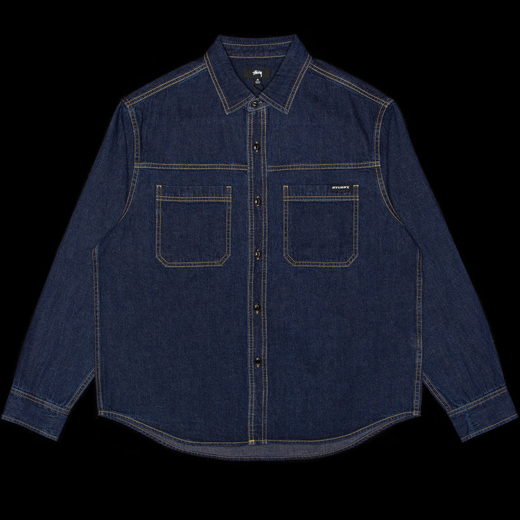 Stussy - Work Denim Shirt
Style # 1110376
Color : Dark Denim