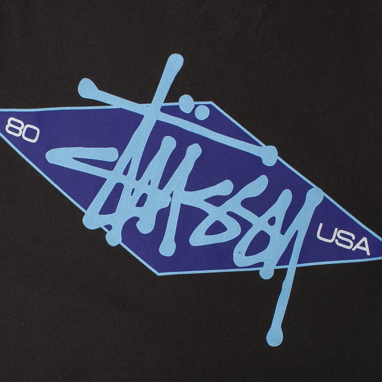 Stussy - Basic Diamond Zip Hoodie
Style # 118603
Color : Black