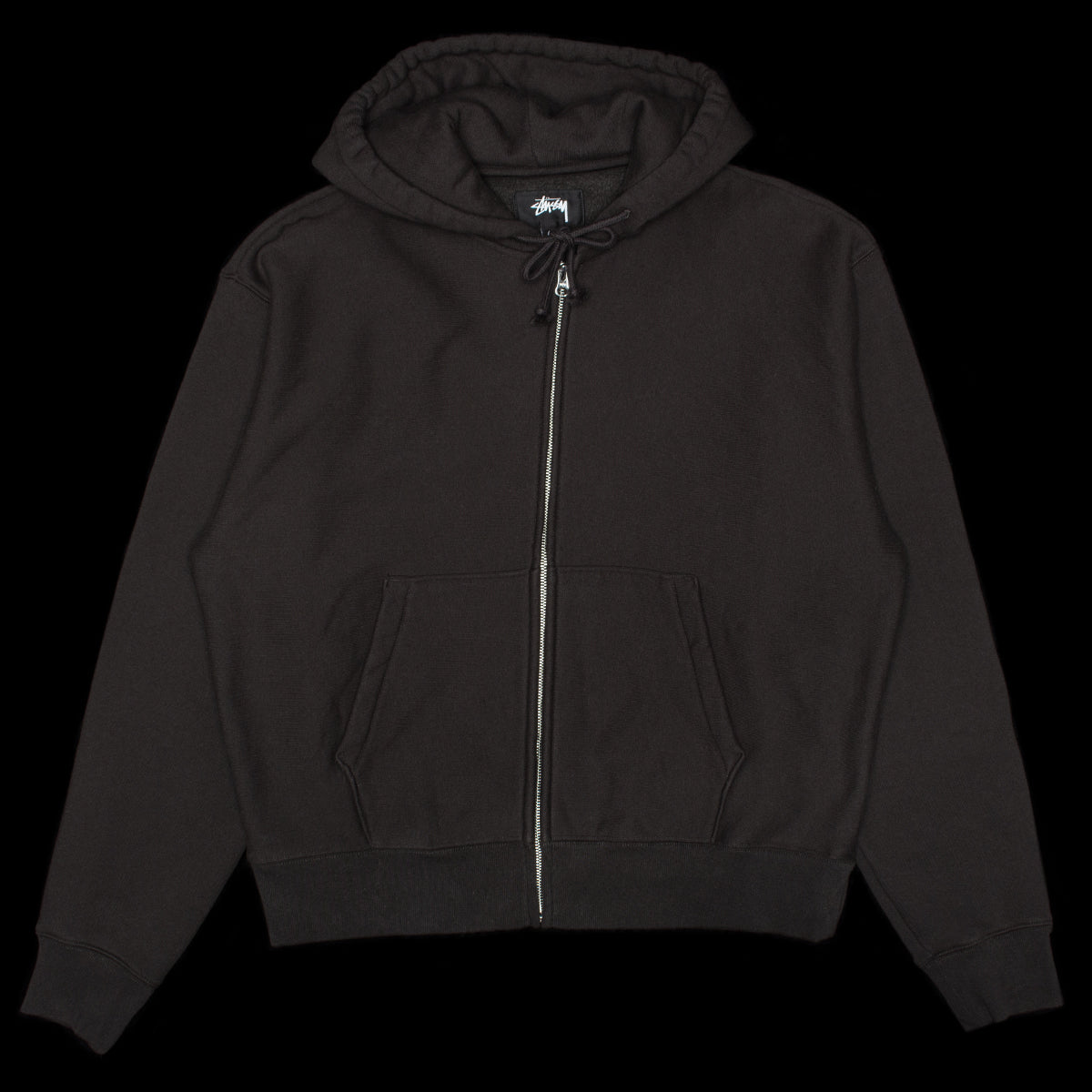Stussy - Basic Diamond Zip Hoodie
Style # 118603
Color : Black