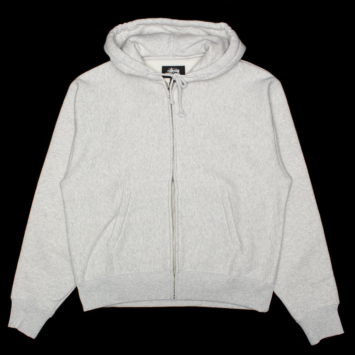 Stussy - Basic Diamond Zip Hoodie
Style # 118603
Color : Ash Heather