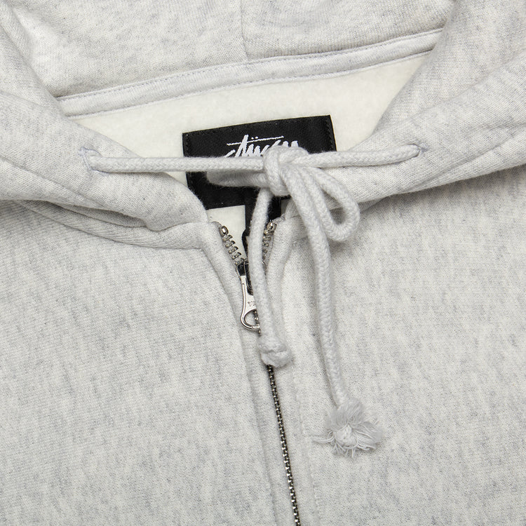 Stussy - Basic Diamond Zip Hoodie
Style # 118603
Color : Ash Heather