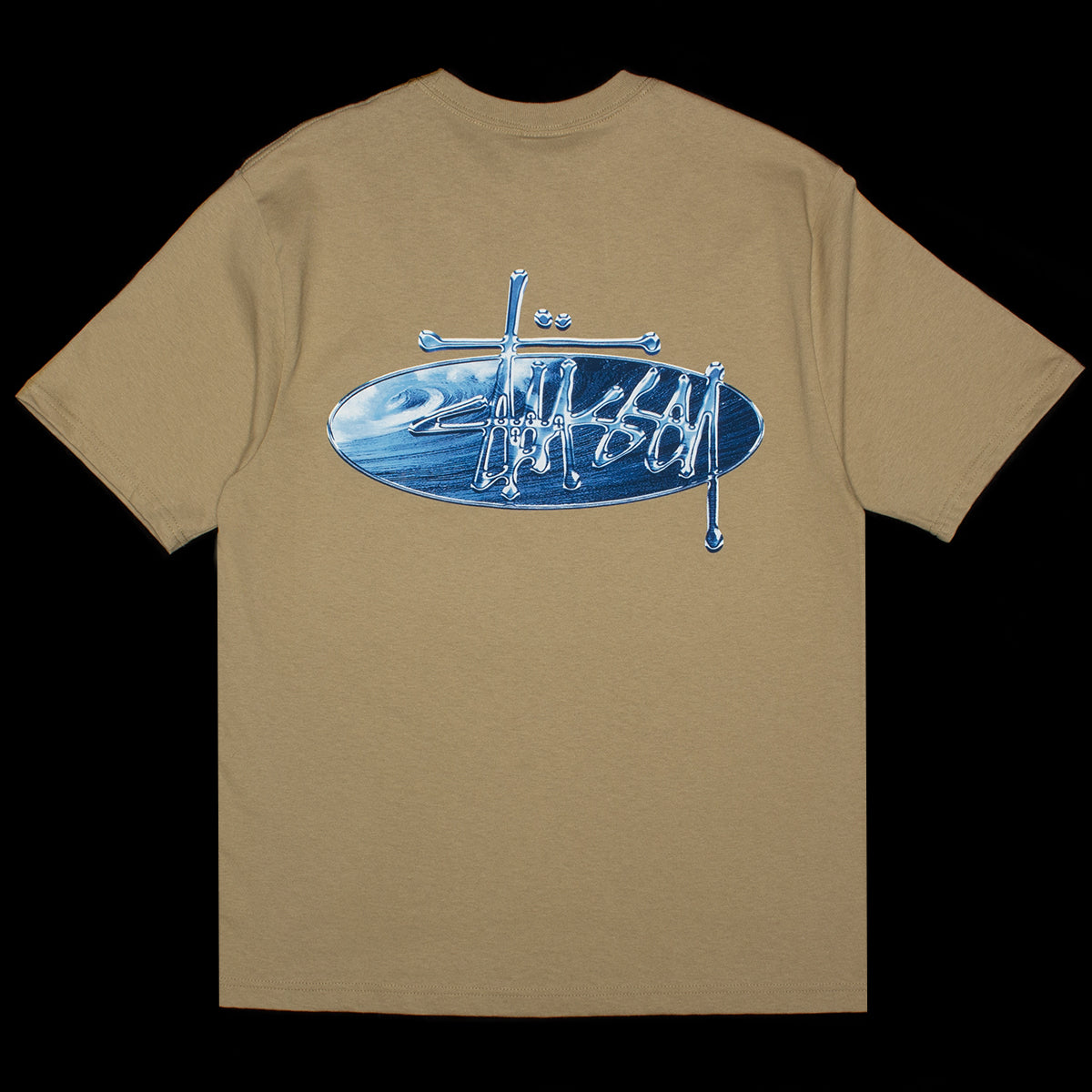 Stussy - Wave Oval T-Shirt
Style # 1905181
Color : Khaki