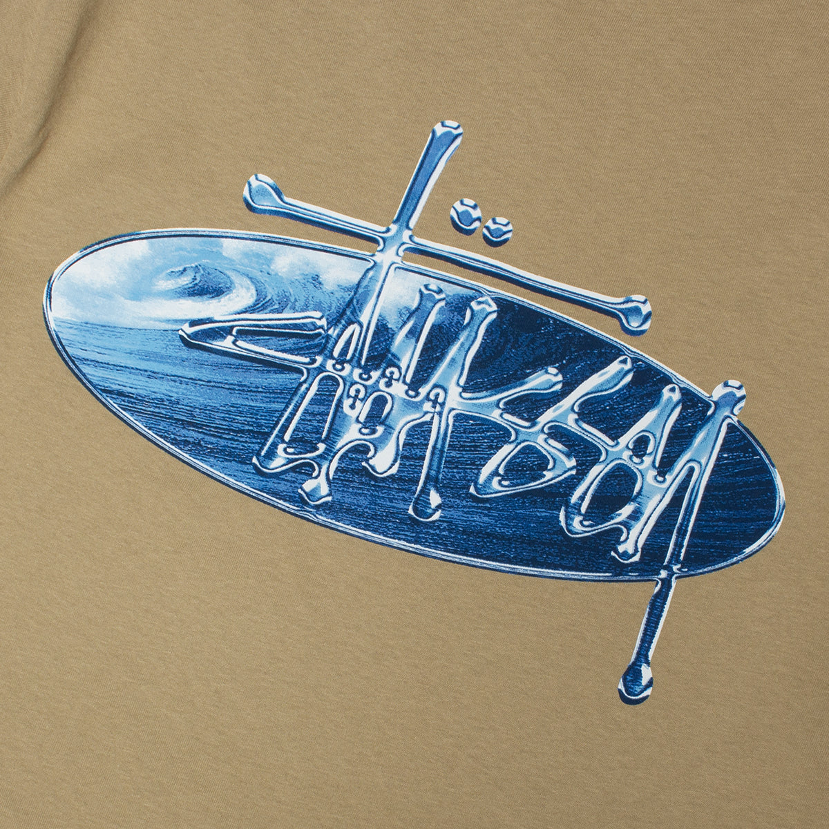 Stussy - Wave Oval T-Shirt
Style # 1905181
Color : Khaki