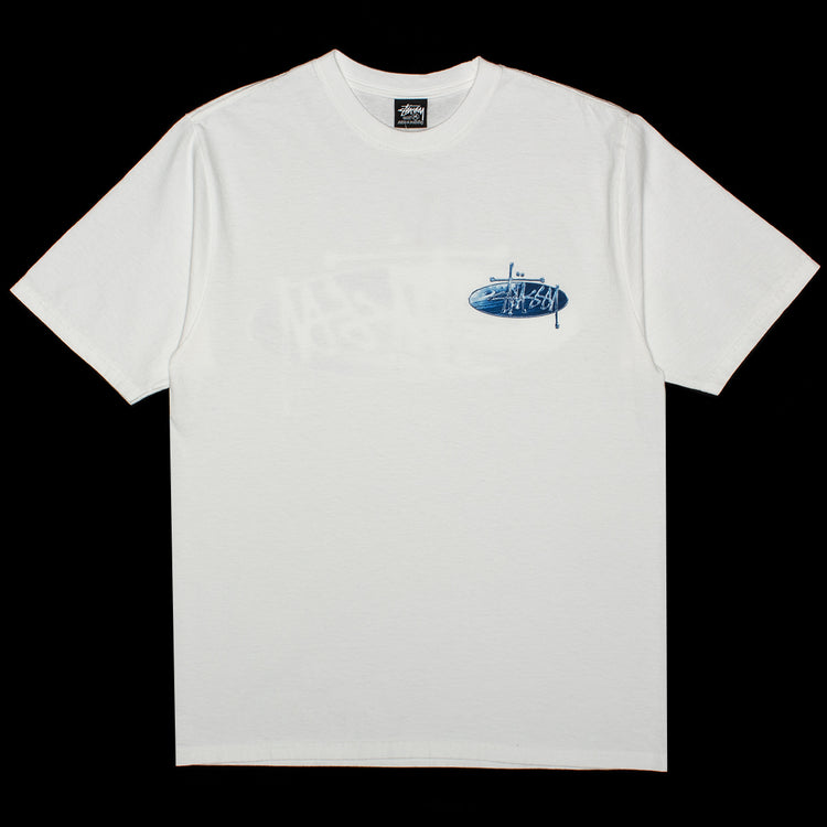 Stussy - Wave Oval T-Shirt
Style # 1905181
Color : White