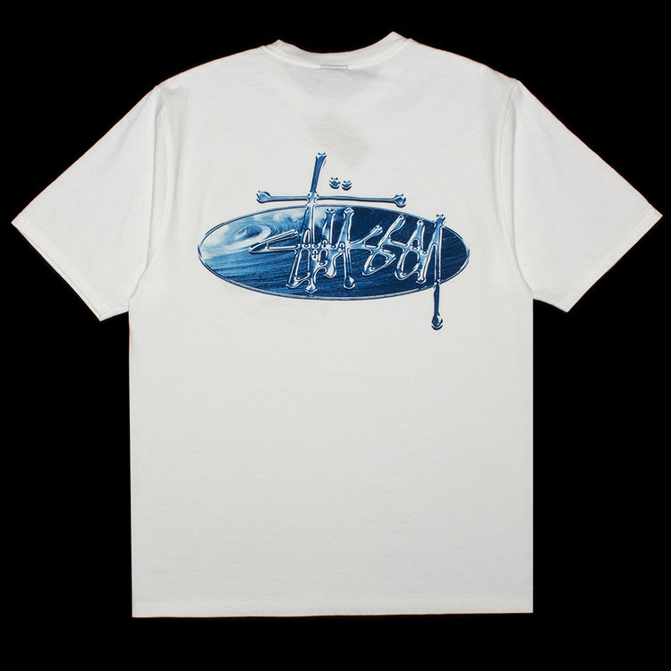 Stussy - Wave Oval T-Shirt
Style # 1905181
Color : White