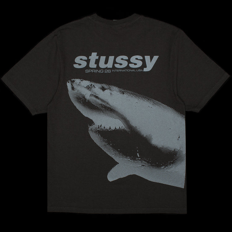 Stussy - Shark Pigment Dyed T-Shirt
Style # 1905183
Color : Faded Black