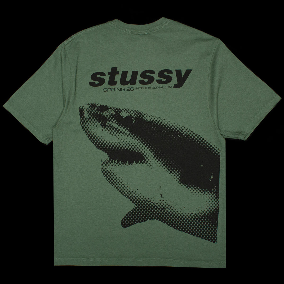 Stussy - Shark Pigment Dyed T-Shirt
Style # 1905183
Color : Pine