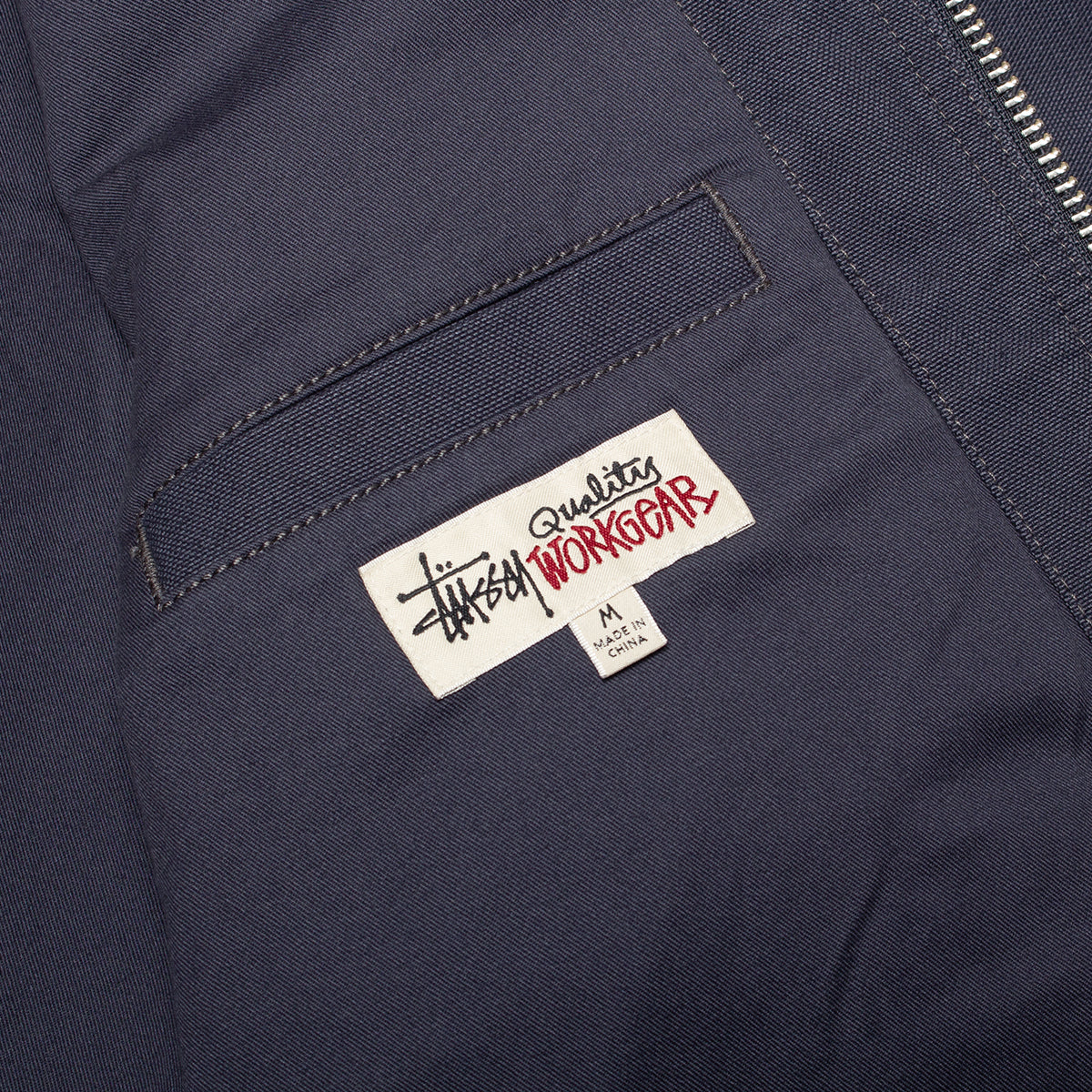 Stussy - Work Jacket Collared
Style # 115898
Color : Blue