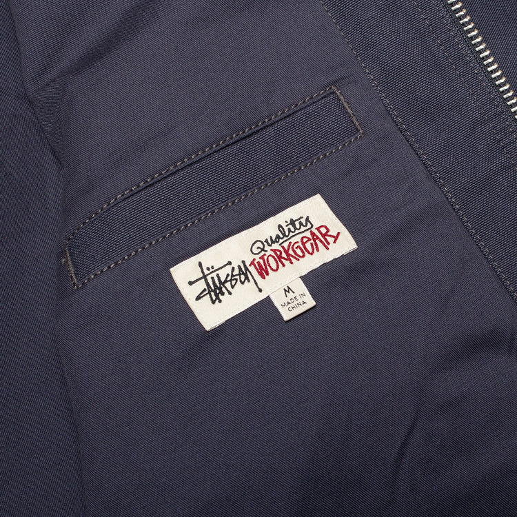 Stussy - Work Jacket Collared
Style # 115898
Color : Blue