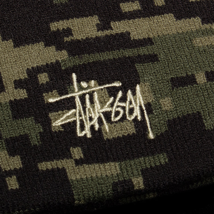 Stussy - Basic Digi Camo Skullcap Beanie
Style # 1321269
Color : Green