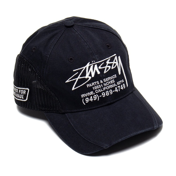 Stussy - LP Service Mesh Strapback Cap
Style # 1311205
Color : Black