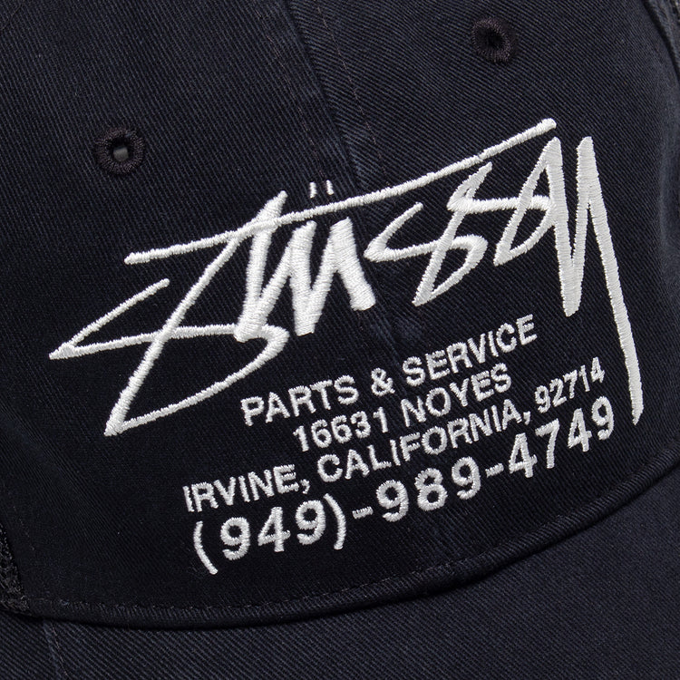 Stussy - LP Service Mesh Strapback Cap
Style # 1311205
Color : Black
