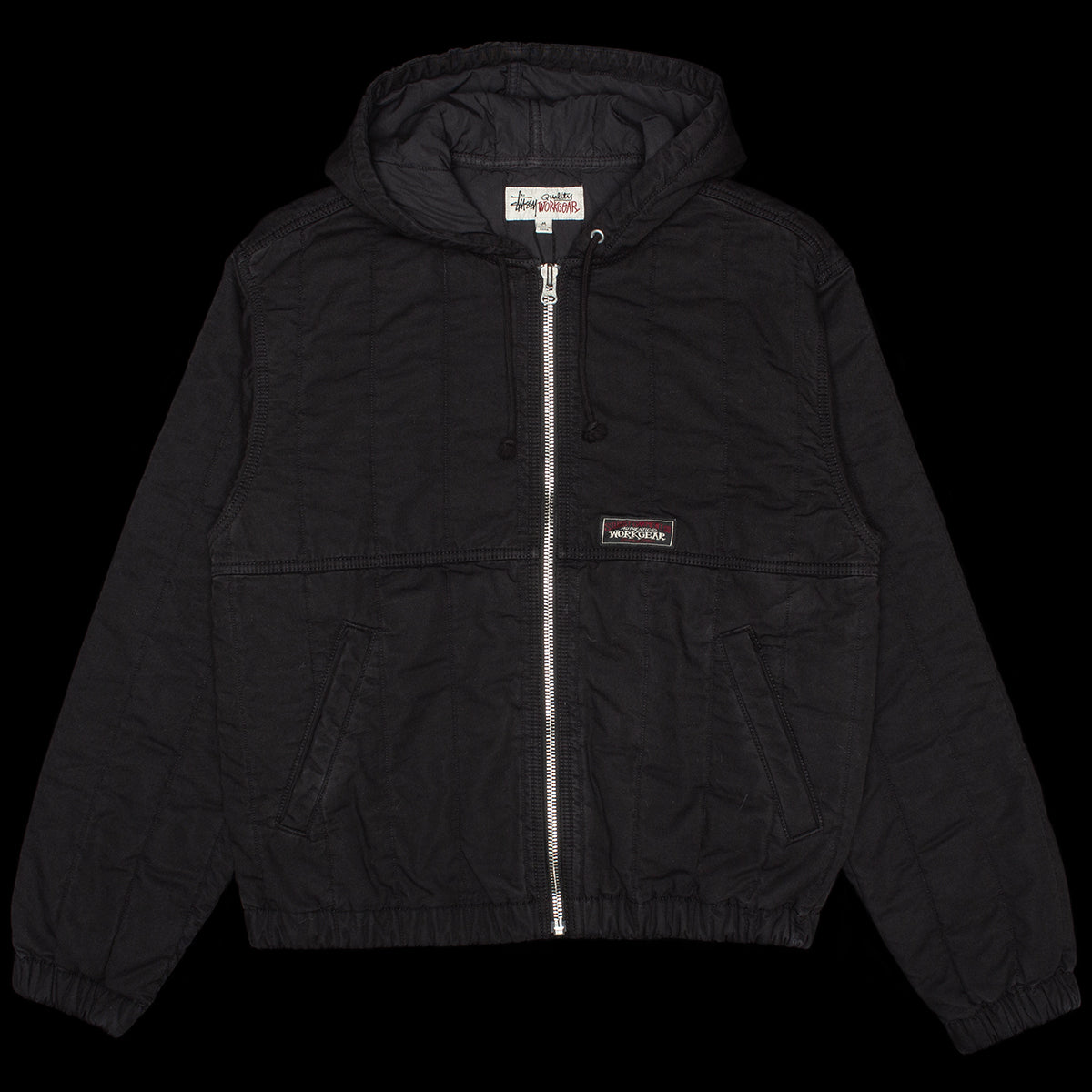 Stussy - Quilted Canvas Work Jacket
Style # 115896
Color : Black