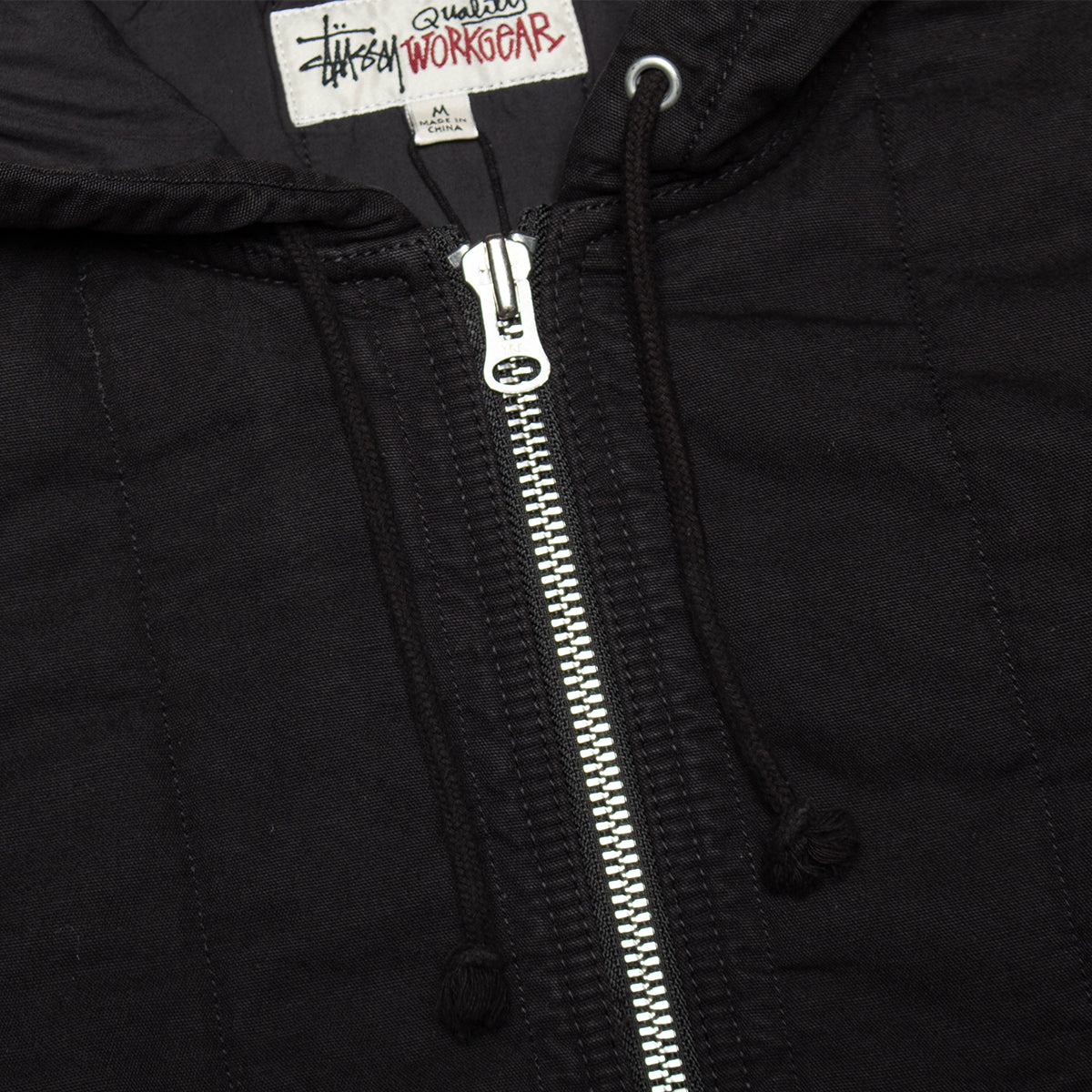 Stussy - Quilted Canvas Work Jacket
Style # 115896
Color : Black