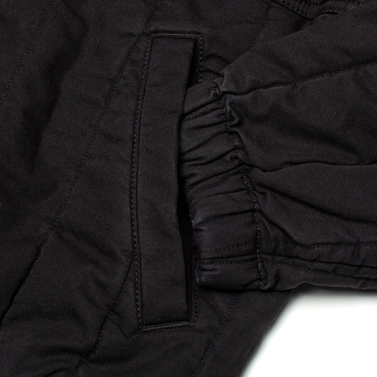 Stussy - Quilted Canvas Work Jacket
Style # 115896
Color : Black
